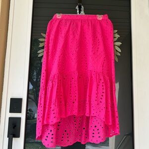 New Banana Republic hot pink skirt.